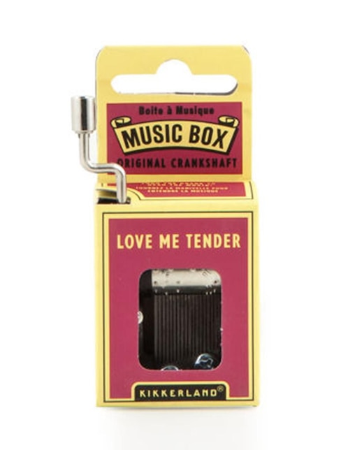 Caja musical Kikkerland Love Me Tender