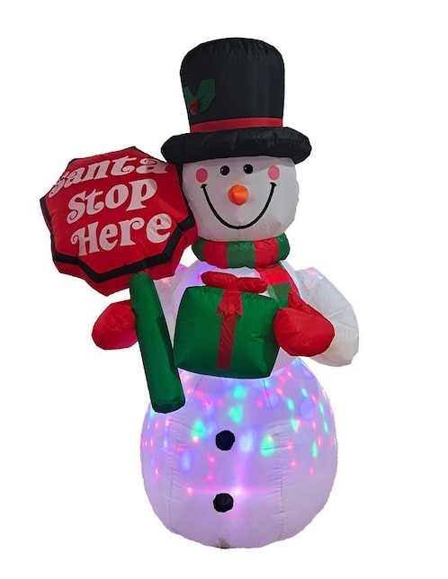Inflable de Muñeco de Nieve Beckon