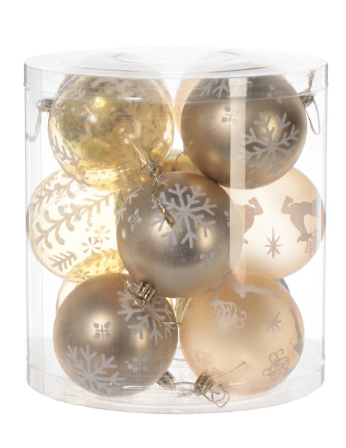 Set de esfera Christmas Spirit con 12 piezas