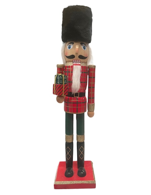 Figura decorativa de cascanueces Running Decora de madera
