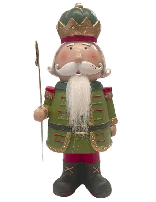 Figura decorativa de cascanueces Running Decora de resina