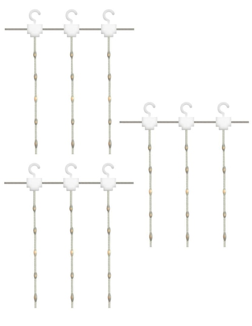 Set de luces LED Dosyu Technology con 1000 focos