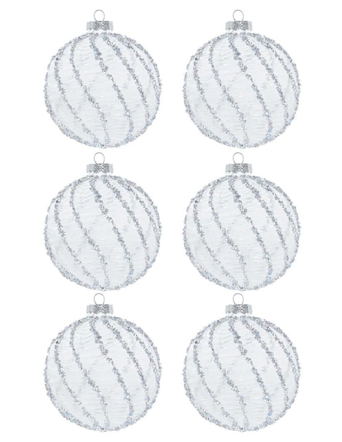 Set esfera Esquimal Cristal con 6 piezas