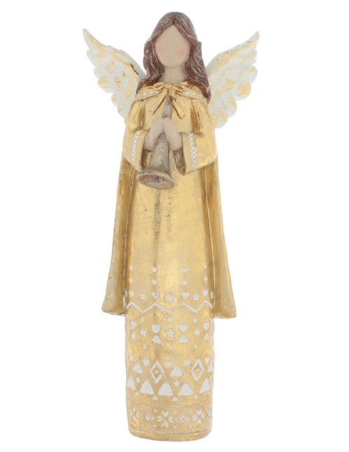 Figura decorativa de ángel Christmas Spirit de poliresina