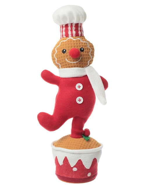 Peluche navideño de galleta de jengibre Christmas Spirit