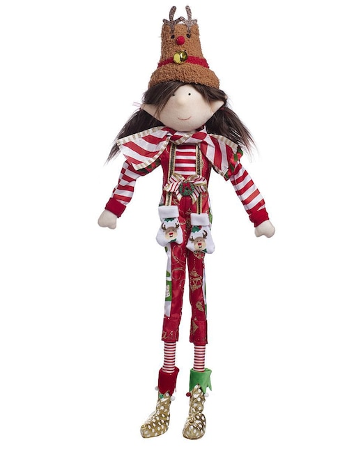 Ornamento navidad duende Queca Designs Classic Xmas