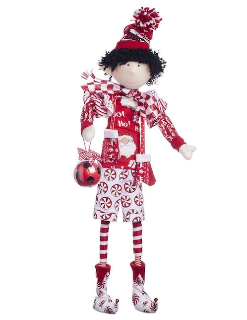 Ornamento navidad duende Queca Designs Xmas Gang