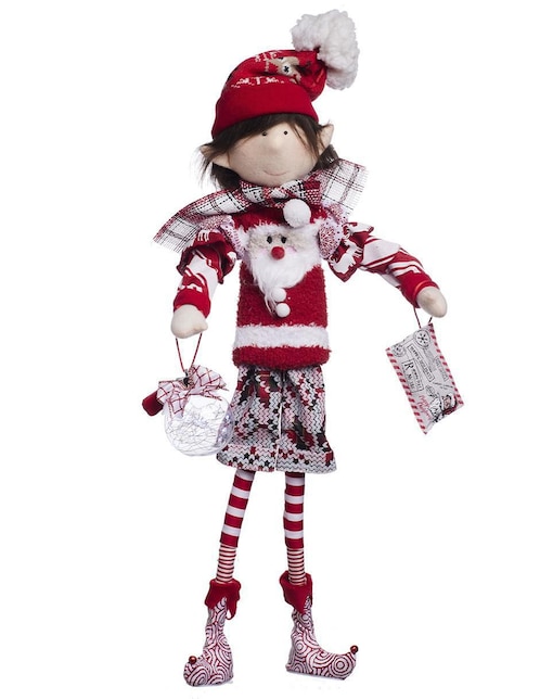Ornamento navidad duende Queca Designs Xmas Gang