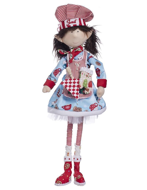 Ornamento navidad duende Queca Designs Bakery