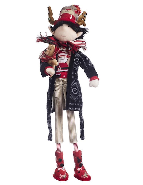 Ornamento navidad duende Queca Designs