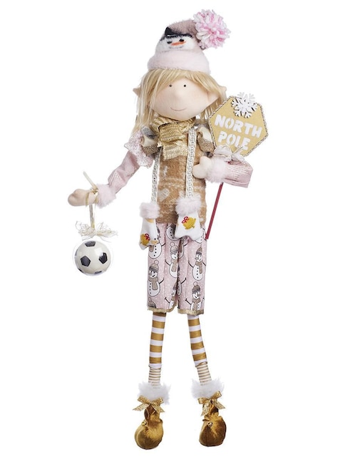 Ornamento navidad duende Queca Designs Xmas Gang