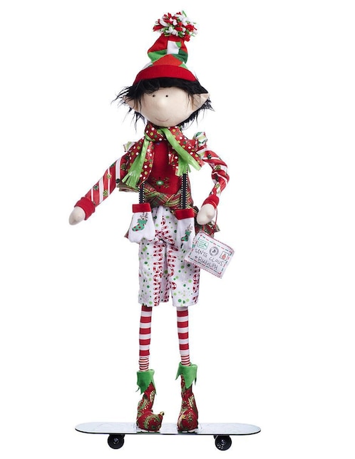 Ornamento navidad duende Queca Designs Xmas Gang