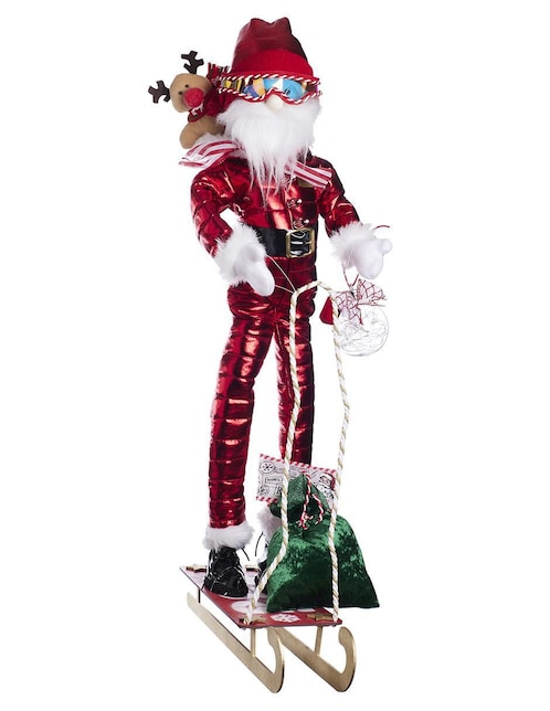 Ornamento navidad santa claus Queca Designs