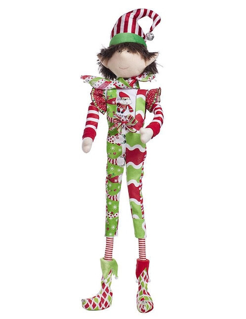 Ornamento navidad duende Queca Designs Funny