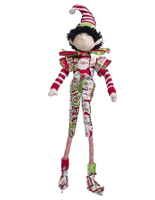 Ornamento navidad duende Queca Designs Funny