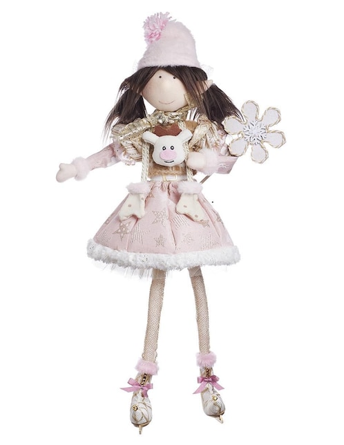 Ornamento navidad duende Queca Designs Merry Fashion