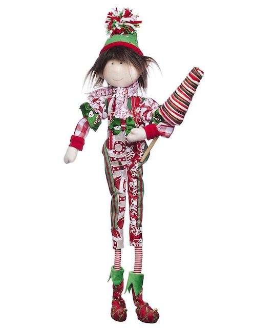 Ornamento navidad duende Queca Designs Funny
