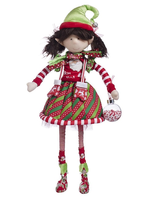 Ornamento navidad duende Queca Designs Funny