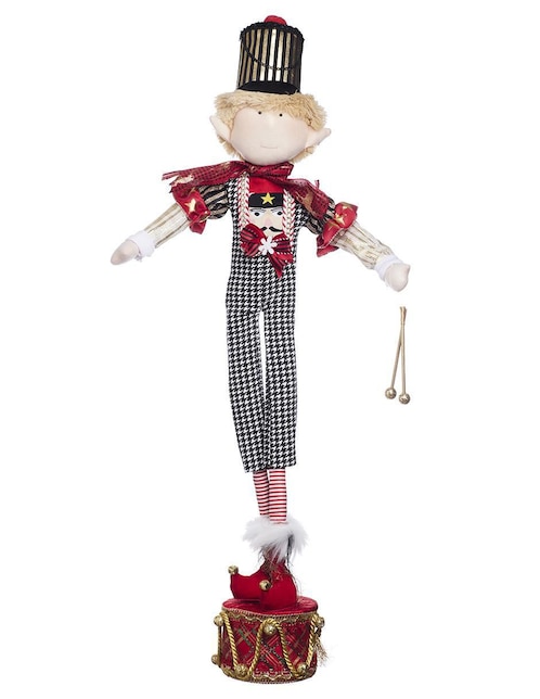 Ornamento navidad duende Queca Designs Merry Fashion
