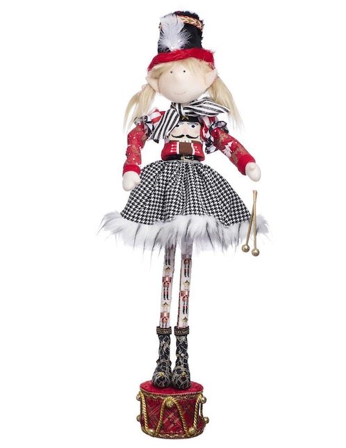 Ornamento navidad duende Queca Designs Merry Fashion