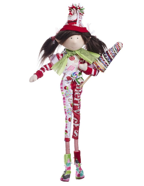 QUECA DESIGNS Ornamento navidad duende Queca Designs Funny