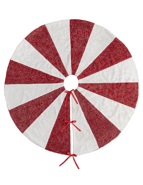 Pie de árbol Cantia estampado navideño