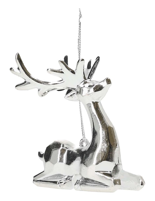 Ornamento navidad reno Metallic