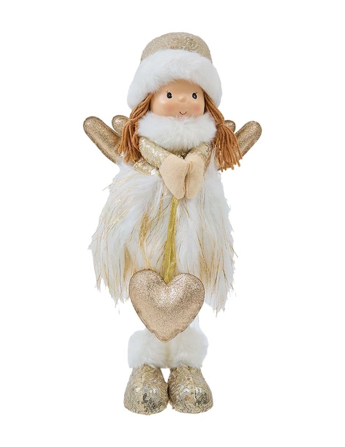 Figura decorativa de muñeca Navidad