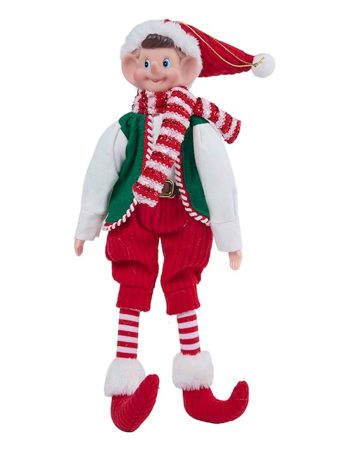 Figura decorativa de elfo Navidad Familia o colección