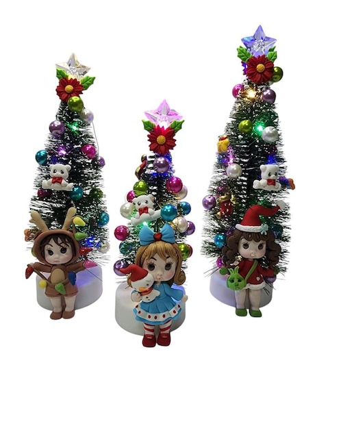 Set de figura decorativa de árbol navidad Navidad Limerence By Claudia Herrera