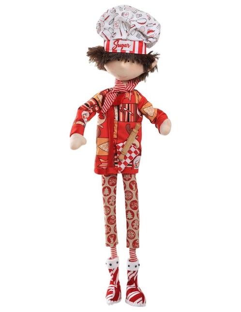 Ornamento navideño Duende Queca Designs Little Elfy