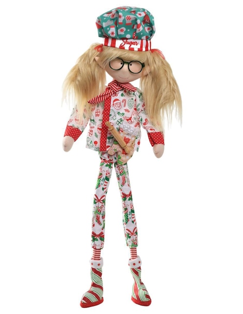 Ornamento navideño Duende Queca Designs Little Elfy