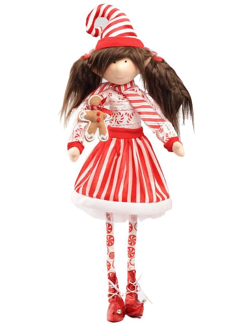 Ornamento Navidad duende Queca Designs Little Elfy