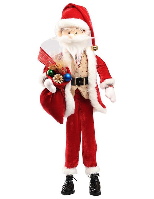 Ornamento Navidad Santa Claus Queca Designs Little Elfy