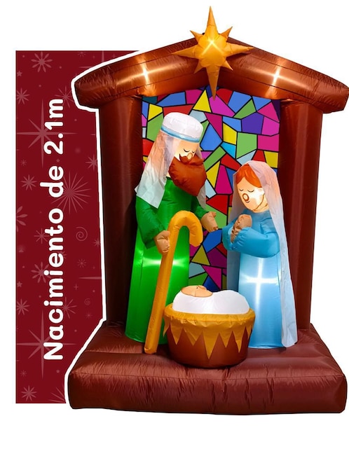 Inflable decorativo forma de nacimiento