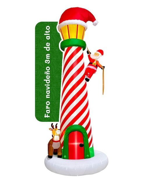 Inflable decorativo forma de faro Artego