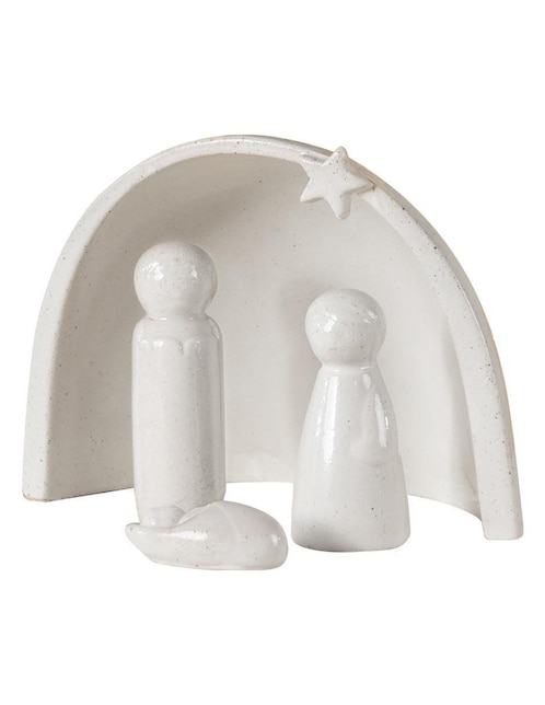 Figura decorativa de nacimiento Navidad Cantia de cerámica