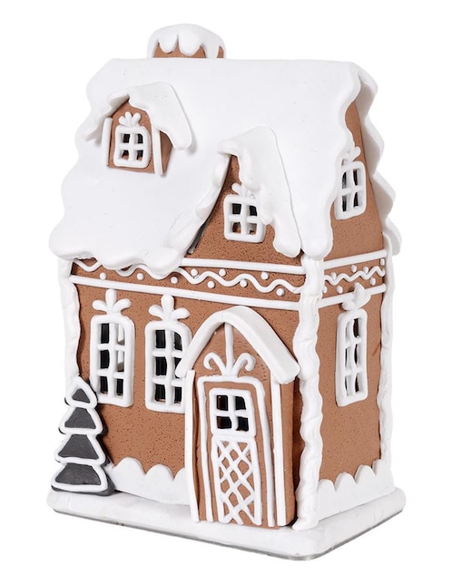 Figura decorativa de casa de jengibre Cantia