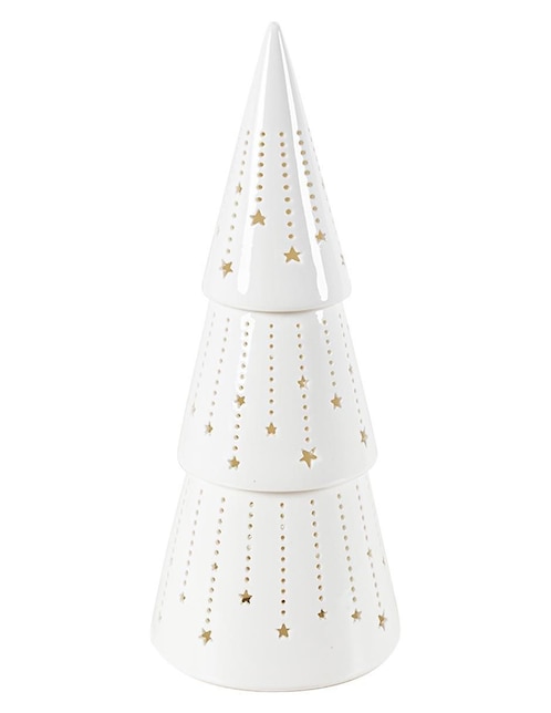 Figura decorativa de árbol Cantia de porcelana