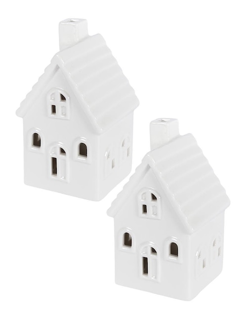 Figura decorativa de casa Cantia de cerámica