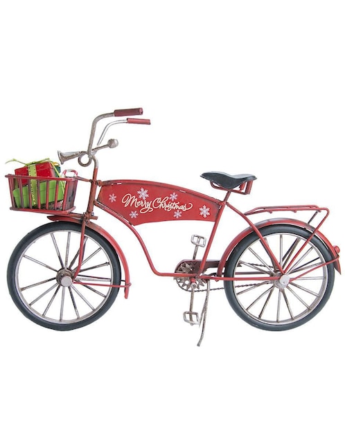 Figura decorativa de bicicleta Running Decora de metal