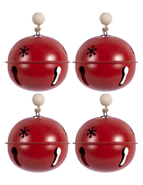 Set esfera Cantia Cascabel Decorativo con 4 piezas