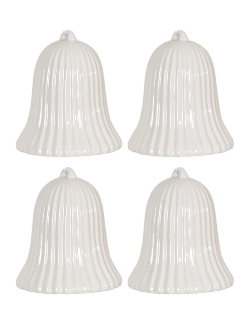 Set de esfera navideña Cantia Colgante Decorativo de Campana con 4 piezas