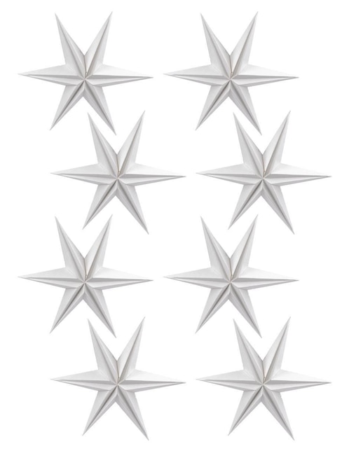 Set esfera Cantia Estrella decorativa con 8 piezas