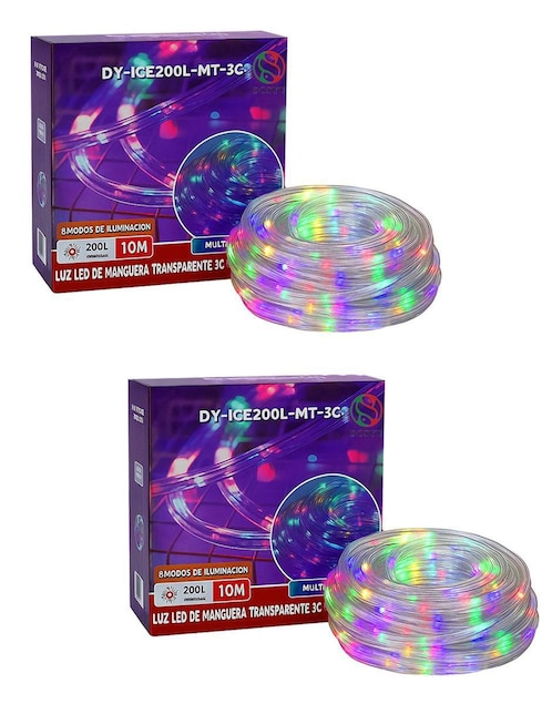 Set luces led de navidad Dosyu Technology 10m-mt con 200 focos