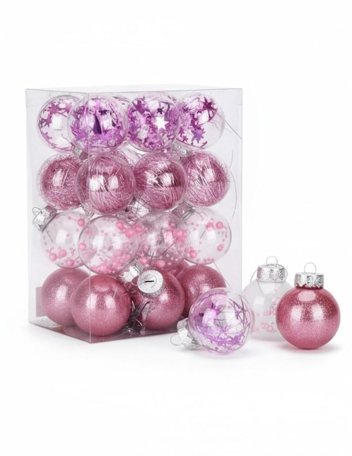 Set de esfera navideña con 24 piezas 1
