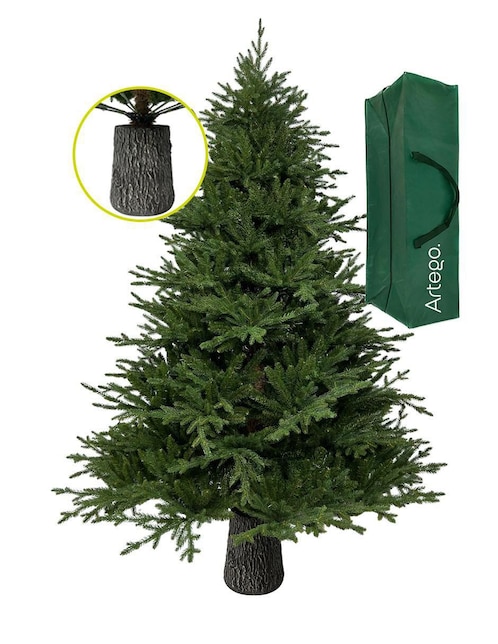 Árbol de navidad Artego Vista natural tronco realista