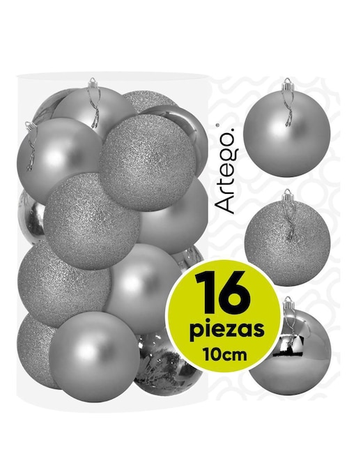 Set de esfera navideña artego grandes sky "con" 16 "piezas"