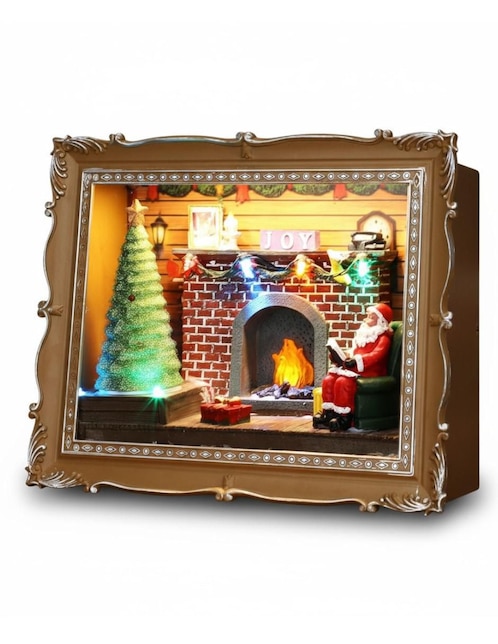 Figura decorativa de santa claus Navidad Cm-Top de resina