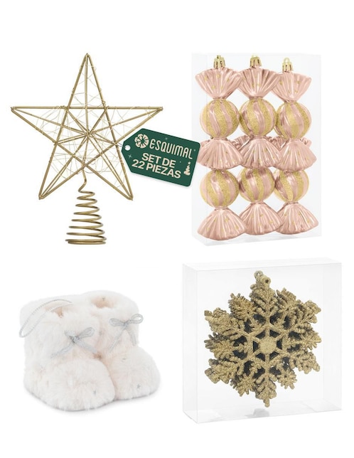 Set de ornamentos navideños Esquimal